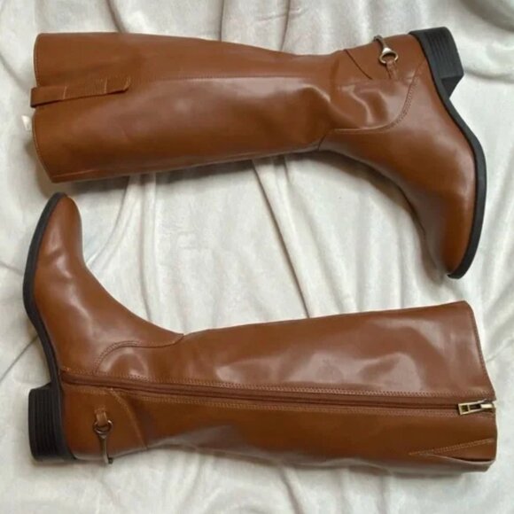 Sam & Libby Shoes - Sam & Libby Cognac Equestrian Boot